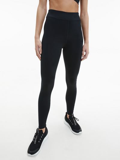 Calvin Klein Ruhák HU674180 | Calvin Klein Logo Gym Női Leggings Fekete